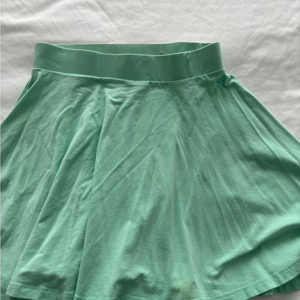 Mint green skater circle skirt